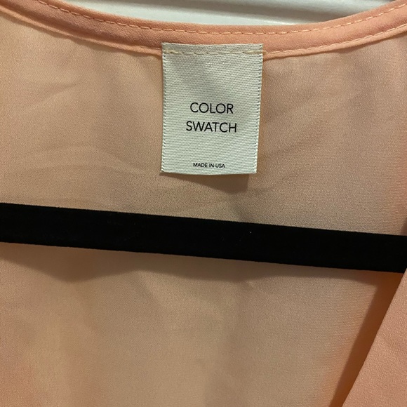 Chiffon Peach Blouse (NEVER WORN) - Picture 4 of 4